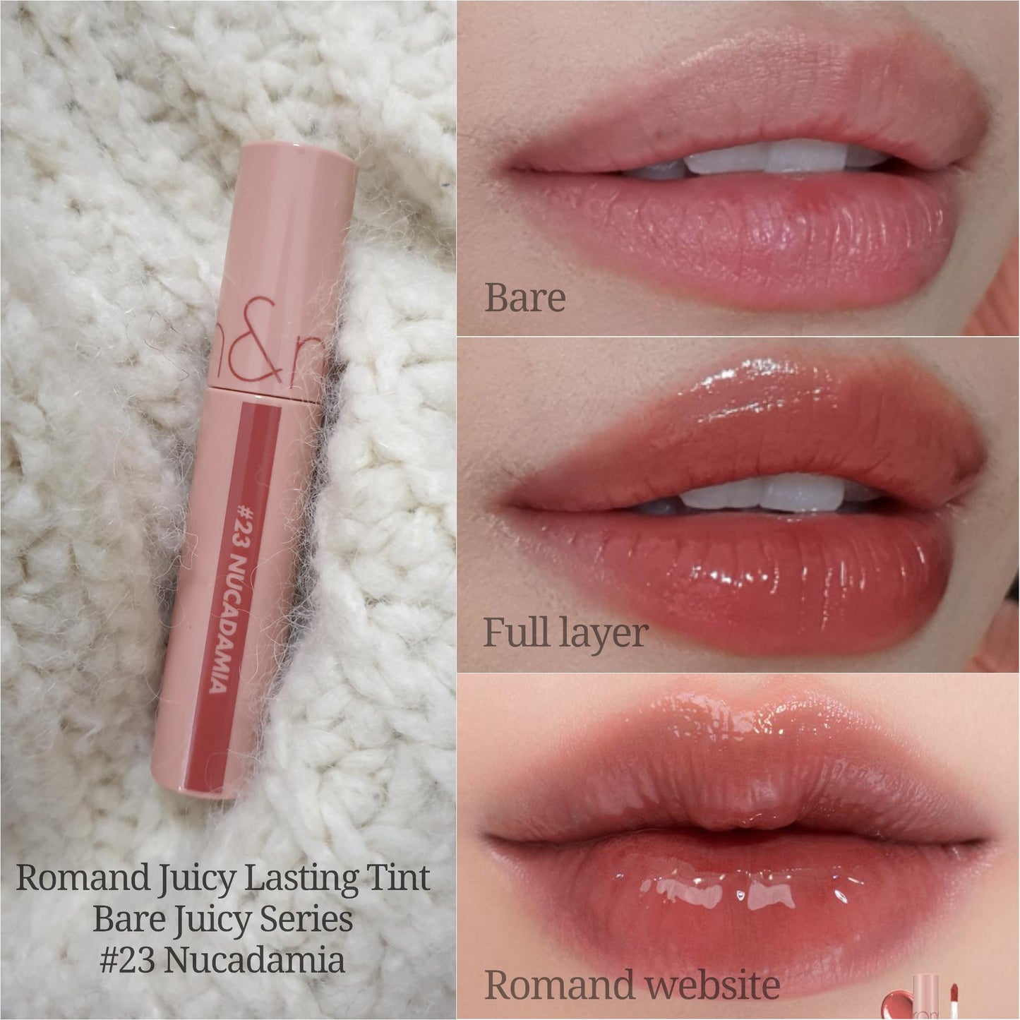Romand juicy lasting tint - 23 nucademia