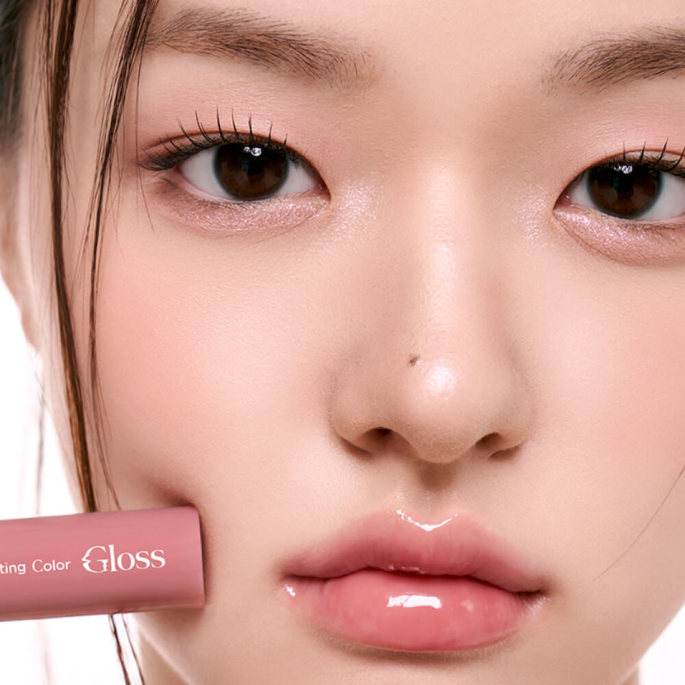 Romand glasting color gloss - 01 peony ballet